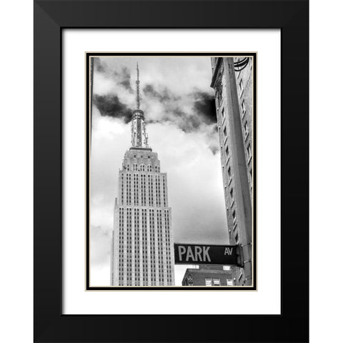 Park Ave View Black Modern Wood Framed Art Print with Double Matting by Bill Carson Photography