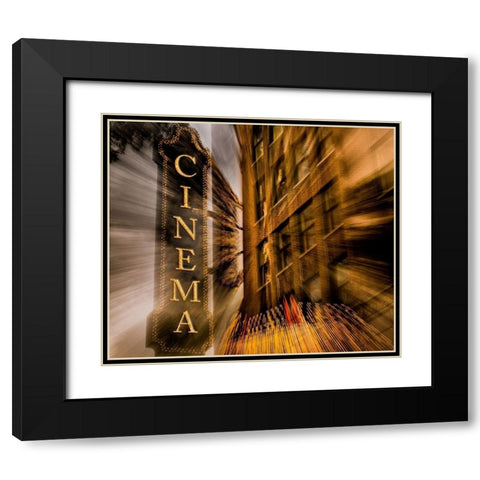 Cinema Black Modern Wood Framed Art Print with Double Matting by Bill Carson Photography