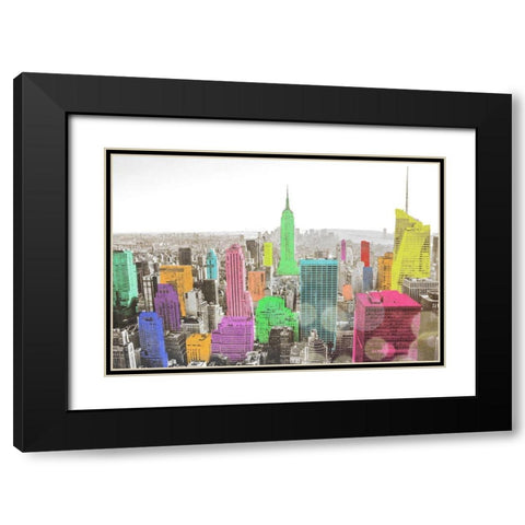 Color In The Cities Black Modern Wood Framed Art Print with Double Matting by Bill Carson Photography