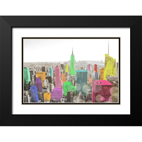Color In The Cities Black Modern Wood Framed Art Print with Double Matting by Bill Carson Photography