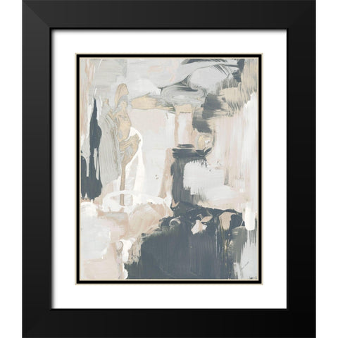 Muted Longing I Black Modern Wood Framed Art Print with Double Matting by Loreth, Lanie