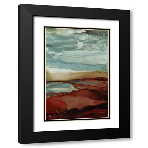 New Sky Black Modern Wood Framed Art Print with Double Matting by Medley, Elizabeth