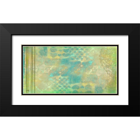 Sing and Play Pattern I Black Modern Wood Framed Art Print with Double Matting by Medley, Elizabeth