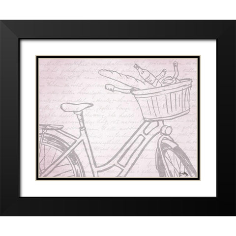 Ride Along II Black Modern Wood Framed Art Print with Double Matting by Medley, Elizabeth