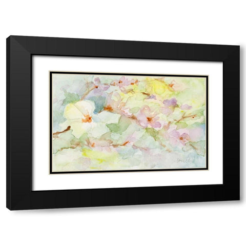 French Garden Black Modern Wood Framed Art Print with Double Matting by Loreth, Lanie