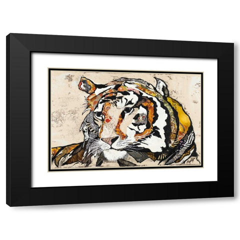 Out Of The Jungle I Black Modern Wood Framed Art Print with Double Matting by Ritter, Gina