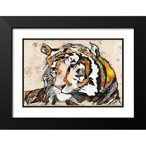 Out Of The Jungle I Black Modern Wood Framed Art Print with Double Matting by Ritter, Gina