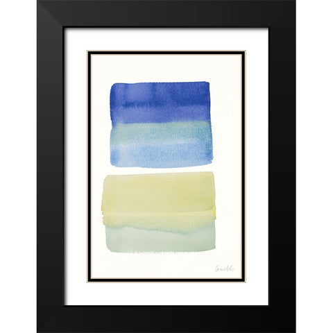 Color Study I Black Modern Wood Framed Art Print with Double Matting by Loreth, Lanie