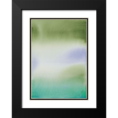 Beach Front II Black Modern Wood Framed Art Print with Double Matting by Loreth, Lanie