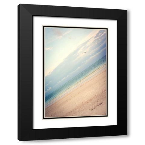 Ocean Angle Black Modern Wood Framed Art Print with Double Matting by Navas, Emily