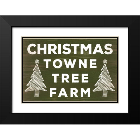 Season Sign III Black Modern Wood Framed Art Print with Double Matting by Studio, Sd Graphics