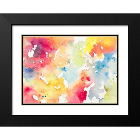 Spring has Sprung III Black Modern Wood Framed Art Print with Double Matting by Loreth, Lanie