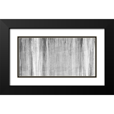 Gray City in the Night Black Modern Wood Framed Art Print with Double Matting by Gonzalez, Roberto