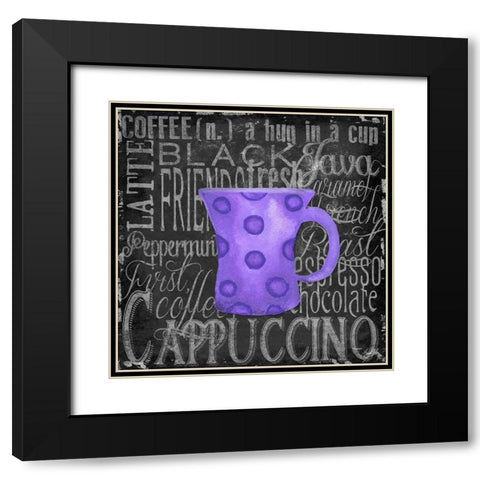 Coffee of the Day III Black Modern Wood Framed Art Print with Double Matting by Medley, Elizabeth