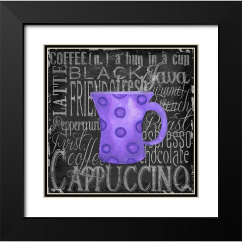 Coffee of the Day III Black Modern Wood Framed Art Print with Double Matting by Medley, Elizabeth