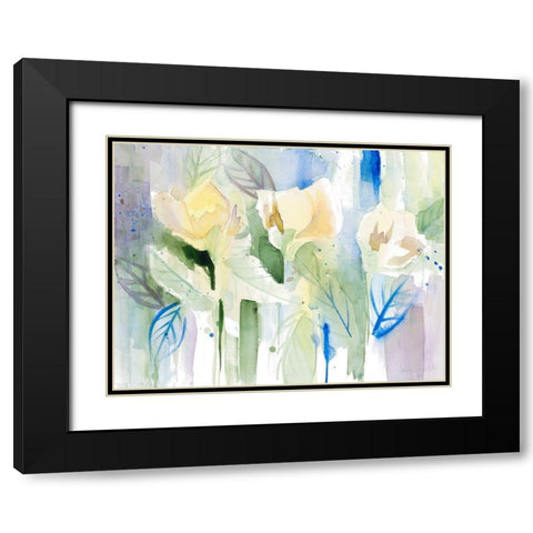 Into the Floral Foothills Black Modern Wood Framed Art Print with Double Matting by Loreth, Lanie