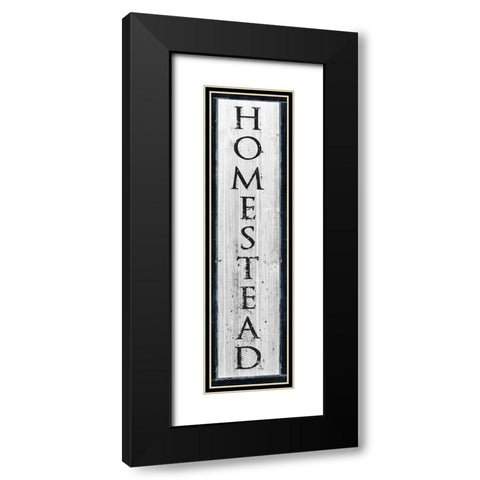 Homestead Black Modern Wood Framed Art Print with Double Matting by Medley, Elizabeth