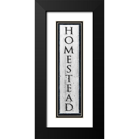 Homestead Black Modern Wood Framed Art Print with Double Matting by Medley, Elizabeth