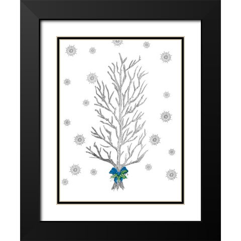 Winter Tree Black Modern Wood Framed Art Print with Double Matting by Ritter, Gina