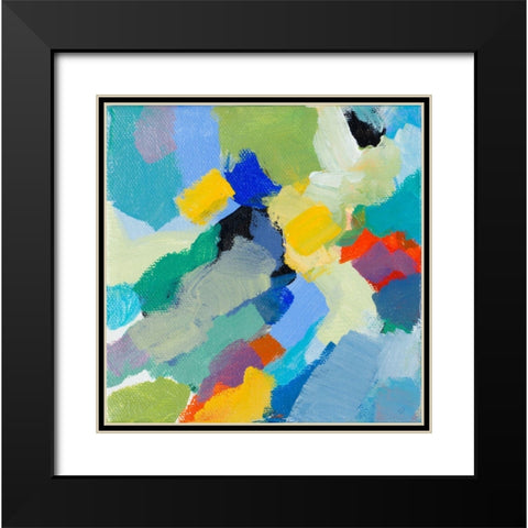 Lets Mingle a Little I Black Modern Wood Framed Art Print with Double Matting by Loreth, Lanie