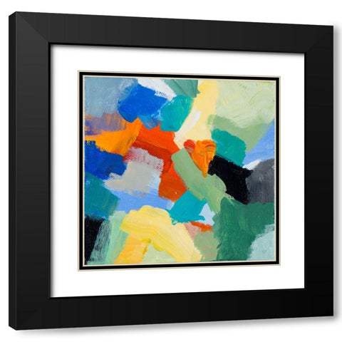 Lets Mingle a Little II Black Modern Wood Framed Art Print with Double Matting by Loreth, Lanie