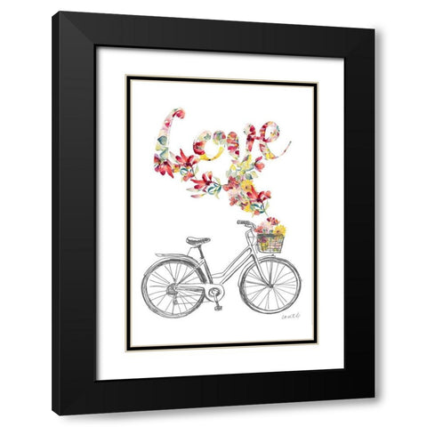 Love and Peace I Black Modern Wood Framed Art Print with Double Matting by Loreth, Lanie