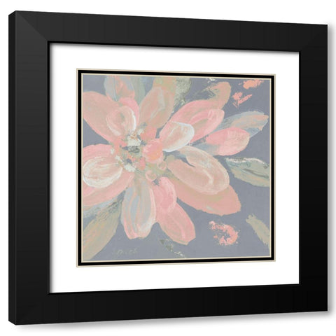 Soft Blooming Moment Black Modern Wood Framed Art Print with Double Matting by Loreth, Lanie