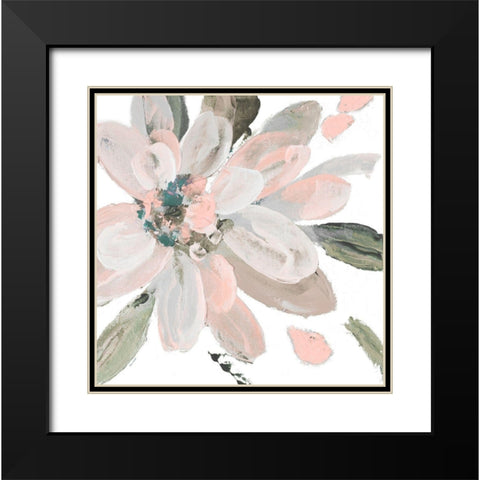 Pastel Blooming Moment I Black Modern Wood Framed Art Print with Double Matting by Loreth, Lanie