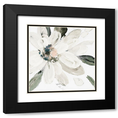 Naturally Blooming Moment I Black Modern Wood Framed Art Print with Double Matting by Loreth, Lanie