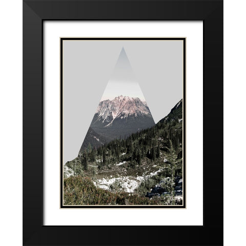 Nature Dynamics I Black Modern Wood Framed Art Print with Double Matting by Wilson, Kali