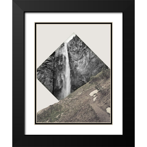 Nature Dynamics II Black Modern Wood Framed Art Print with Double Matting by Wilson, Kali