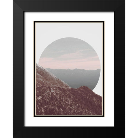 Nature Dynamics III Black Modern Wood Framed Art Print with Double Matting by Wilson, Kali