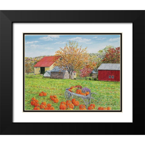 Autumns Colors Black Modern Wood Framed Art Print with Double Matting by Redding, James