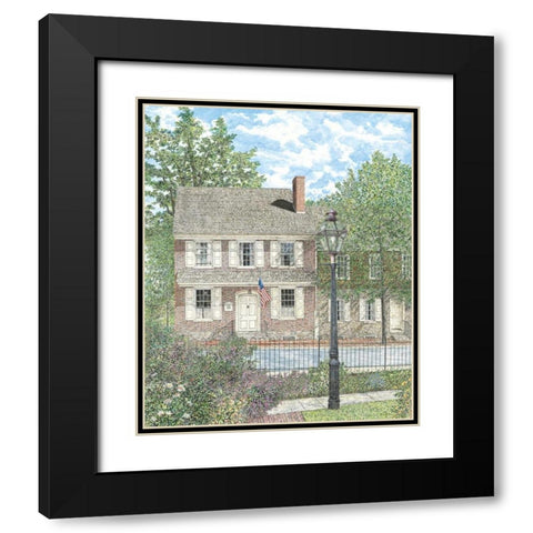 Court Inn Black Modern Wood Framed Art Print with Double Matting by Redding, James