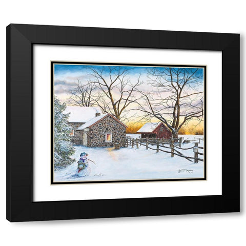Mr.Twiggs Black Modern Wood Framed Art Print with Double Matting by Redding, James