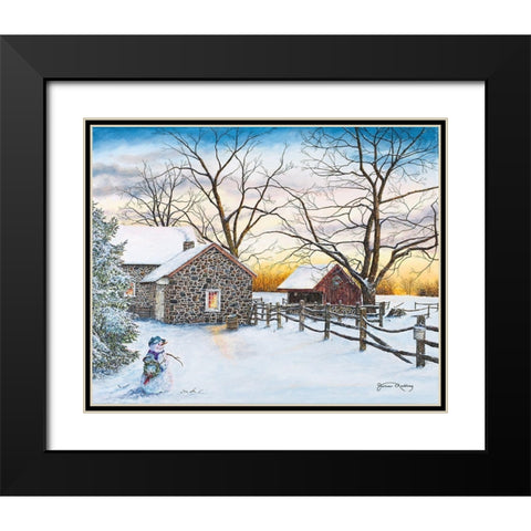 Mr.Twiggs Black Modern Wood Framed Art Print with Double Matting by Redding, James