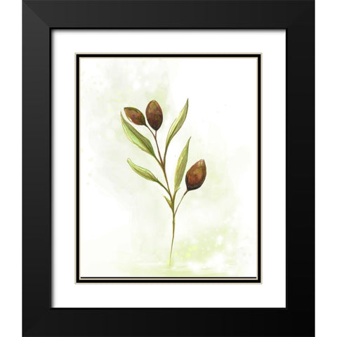 Fresh Herbs VI Black Modern Wood Framed Art Print with Double Matting by Diannart