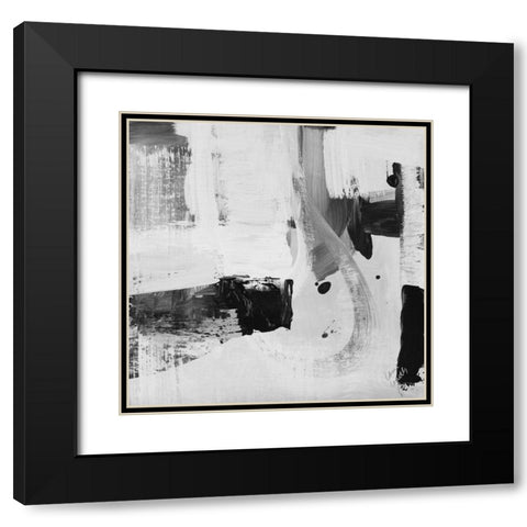 City Scene I Black Modern Wood Framed Art Print with Double Matting by Loreth, Lanie