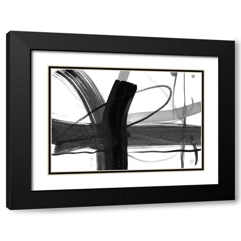 Urban Vibe I Black Modern Wood Framed Art Print with Double Matting by Loreth, Lanie