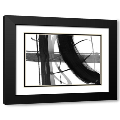 Urban Vibe II Black Modern Wood Framed Art Print with Double Matting by Loreth, Lanie