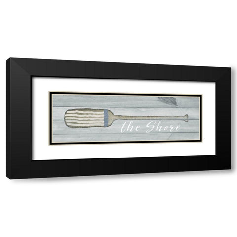 The Shore Black Modern Wood Framed Art Print with Double Matting by Metz, Andi