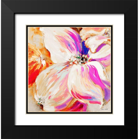 Flower Pop Song II Black Modern Wood Framed Art Print with Double Matting by Loreth, Lanie