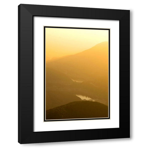 Sunshine Awakening Black Modern Wood Framed Art Print with Double Matting by Stewart, Wil