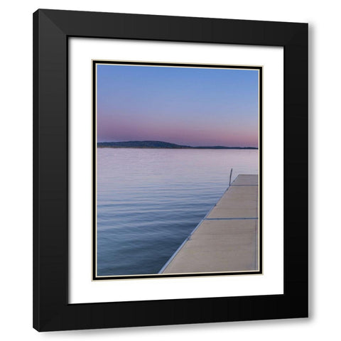 Days in Contemplation Black Modern Wood Framed Art Print with Double Matting by Stewart, Wil