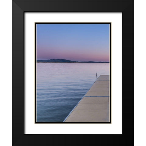 Days in Contemplation Black Modern Wood Framed Art Print with Double Matting by Stewart, Wil