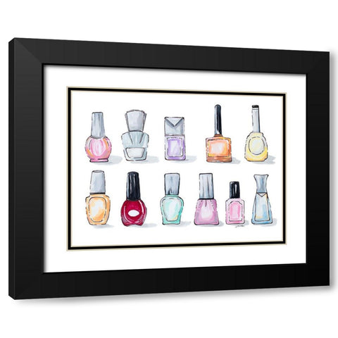 The Color Crew I Black Modern Wood Framed Art Print with Double Matting by Ritter, Gina