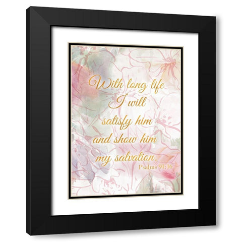 My Salvation Black Modern Wood Framed Art Print with Double Matting by Loreth, Lanie