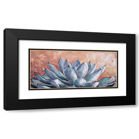 Blue Agave Black Modern Wood Framed Art Print with Double Matting by Pinto, Patricia