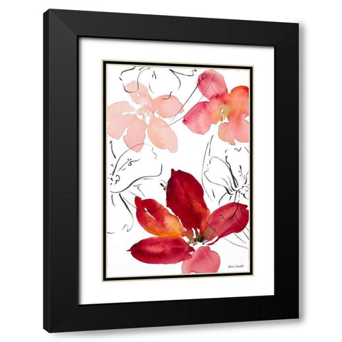 Into Summer II Black Modern Wood Framed Art Print with Double Matting by Loreth, Lanie