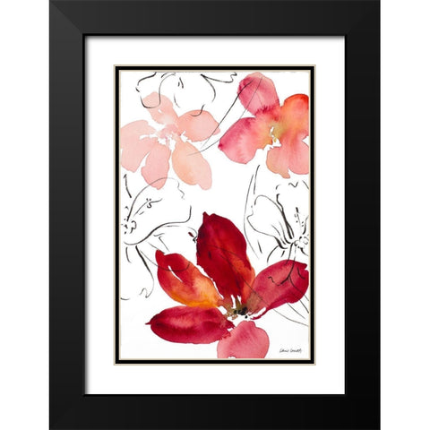 Into Summer II Black Modern Wood Framed Art Print with Double Matting by Loreth, Lanie